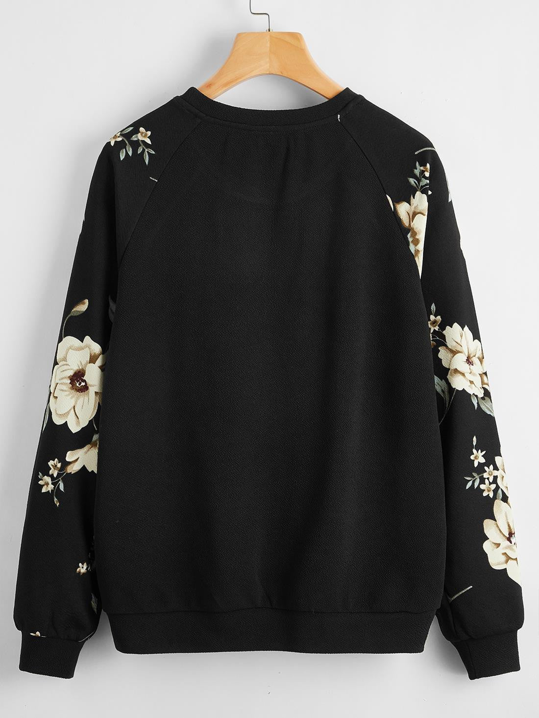 KOTTY Women's Solid Kettle Black Stylish Sweatshirt