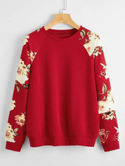 KOTTY Full Sleeve Floral Print Women Sweatshirt 