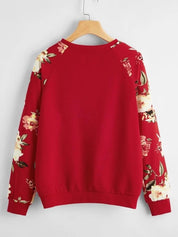 KOTTY Full Sleeve Floral Print Women Sweatshirt 