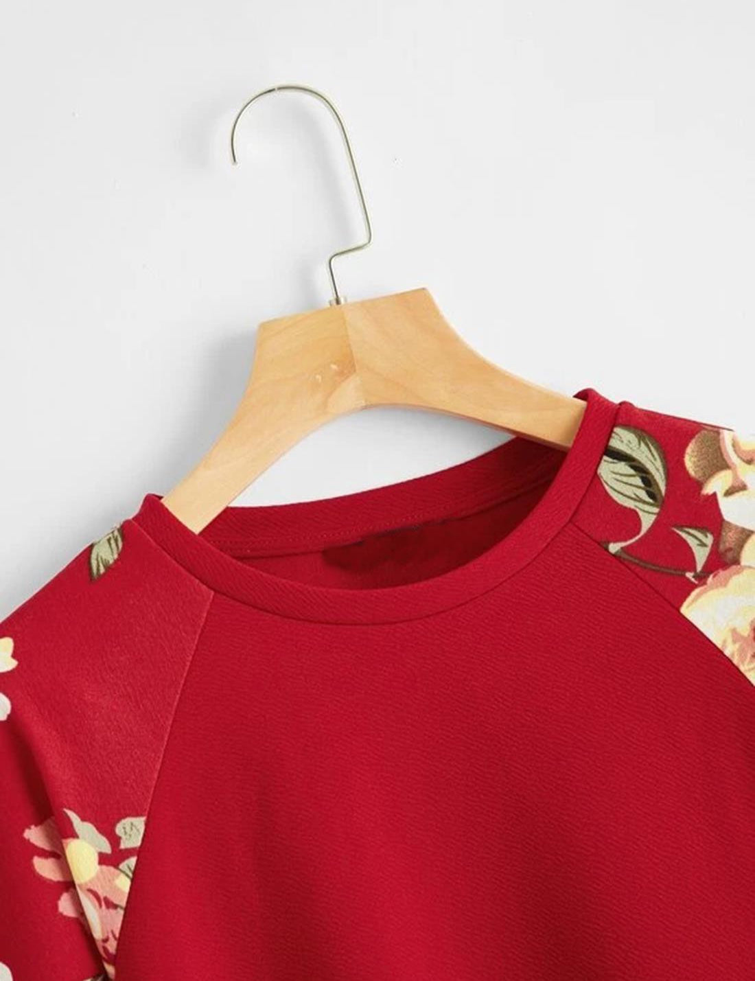 KOTTY Full Sleeve Floral Print Women Sweatshirt 