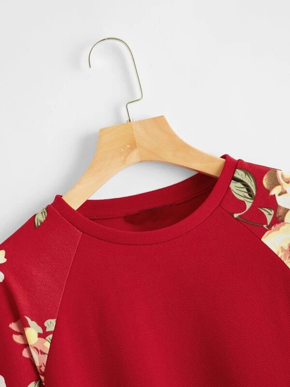 KOTTY Full Sleeve Floral Print Women Sweatshirt 