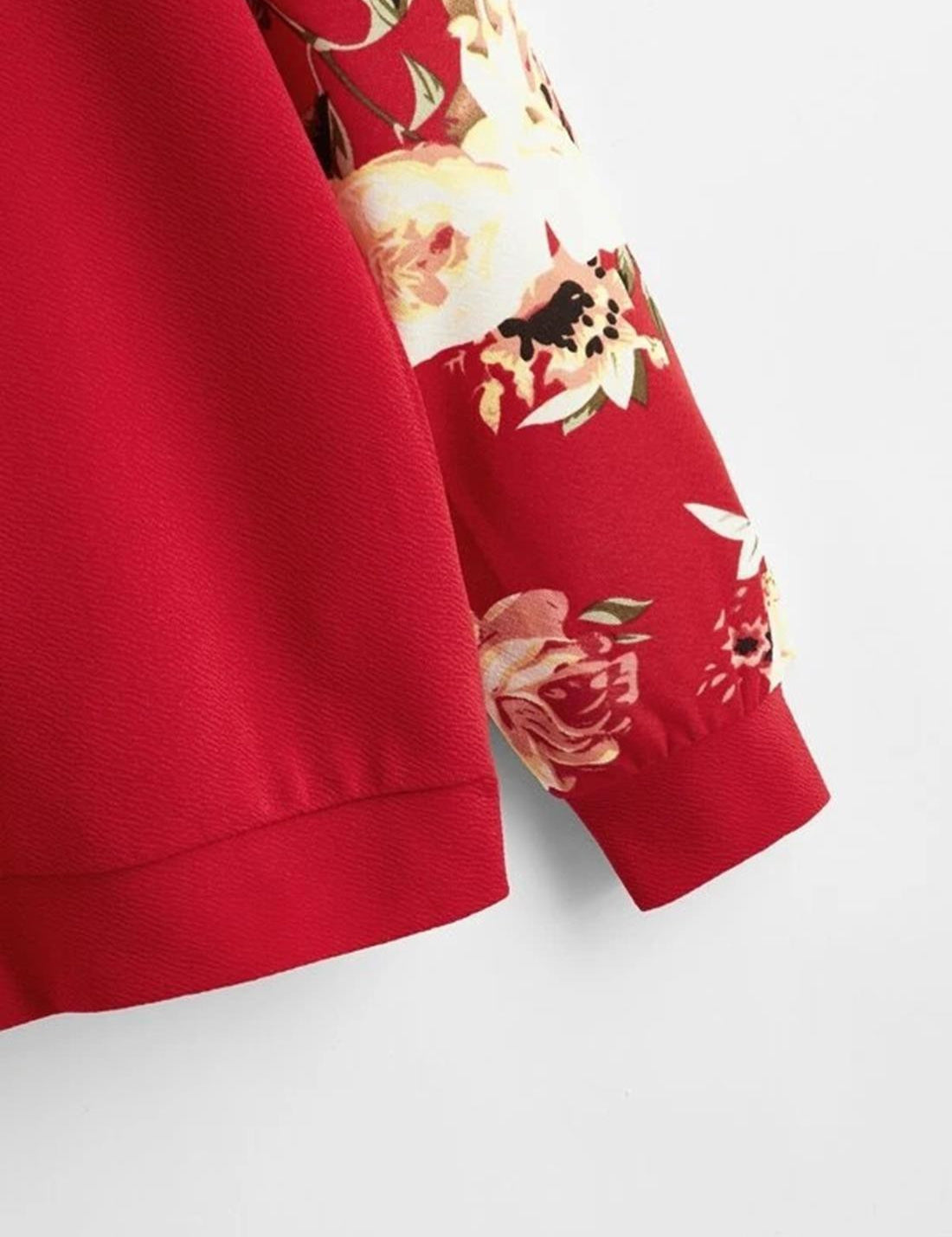 KOTTY Full Sleeve Floral Print Women Sweatshirt 