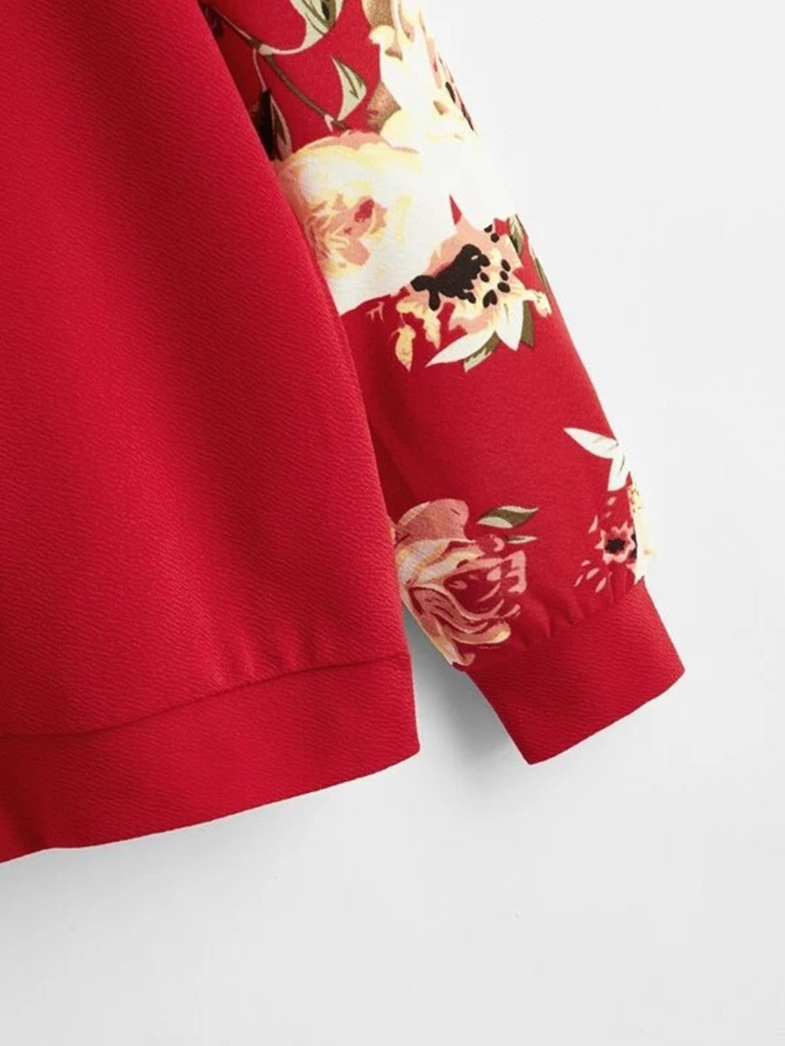 KOTTY Full Sleeve Floral Print Women Sweatshirt 