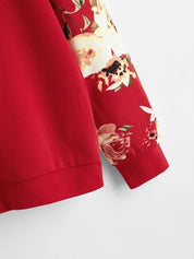 KOTTY Full Sleeve Floral Print Women Sweatshirt 