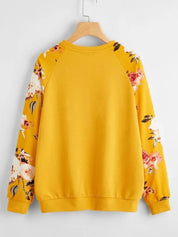 KOTTY Full Sleeve Floral Print Women Sweatshirt 