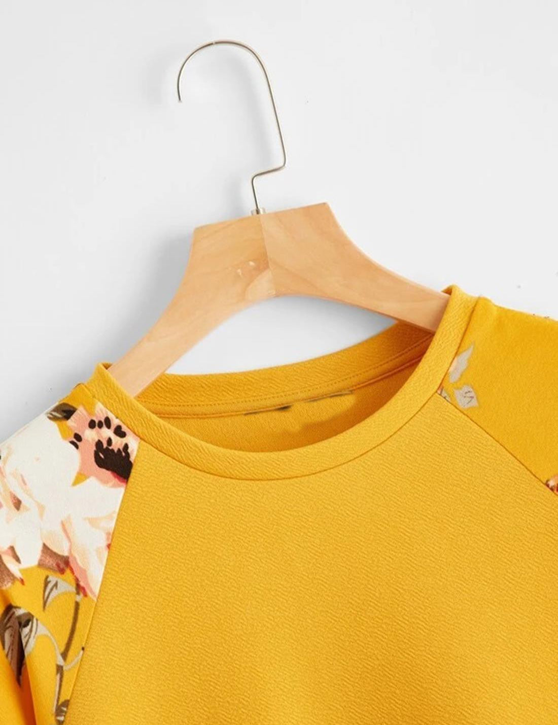 KOTTY Full Sleeve Floral Print Women Sweatshirt 