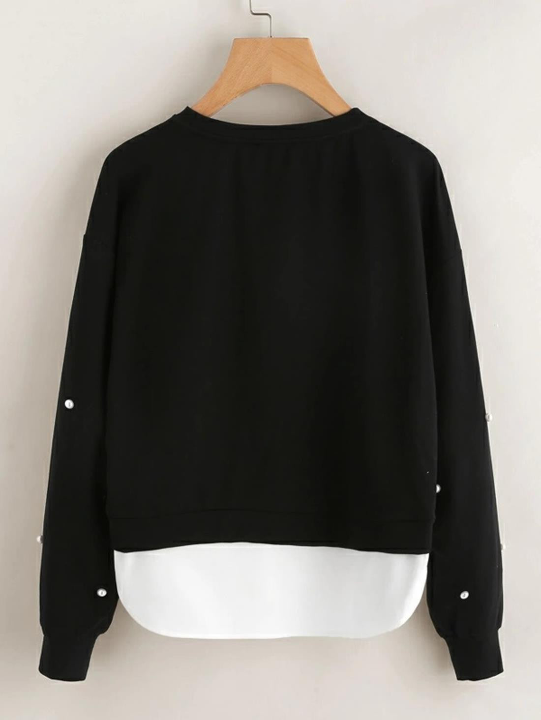 KOTTY Solid Casual Women Sweatshirt 