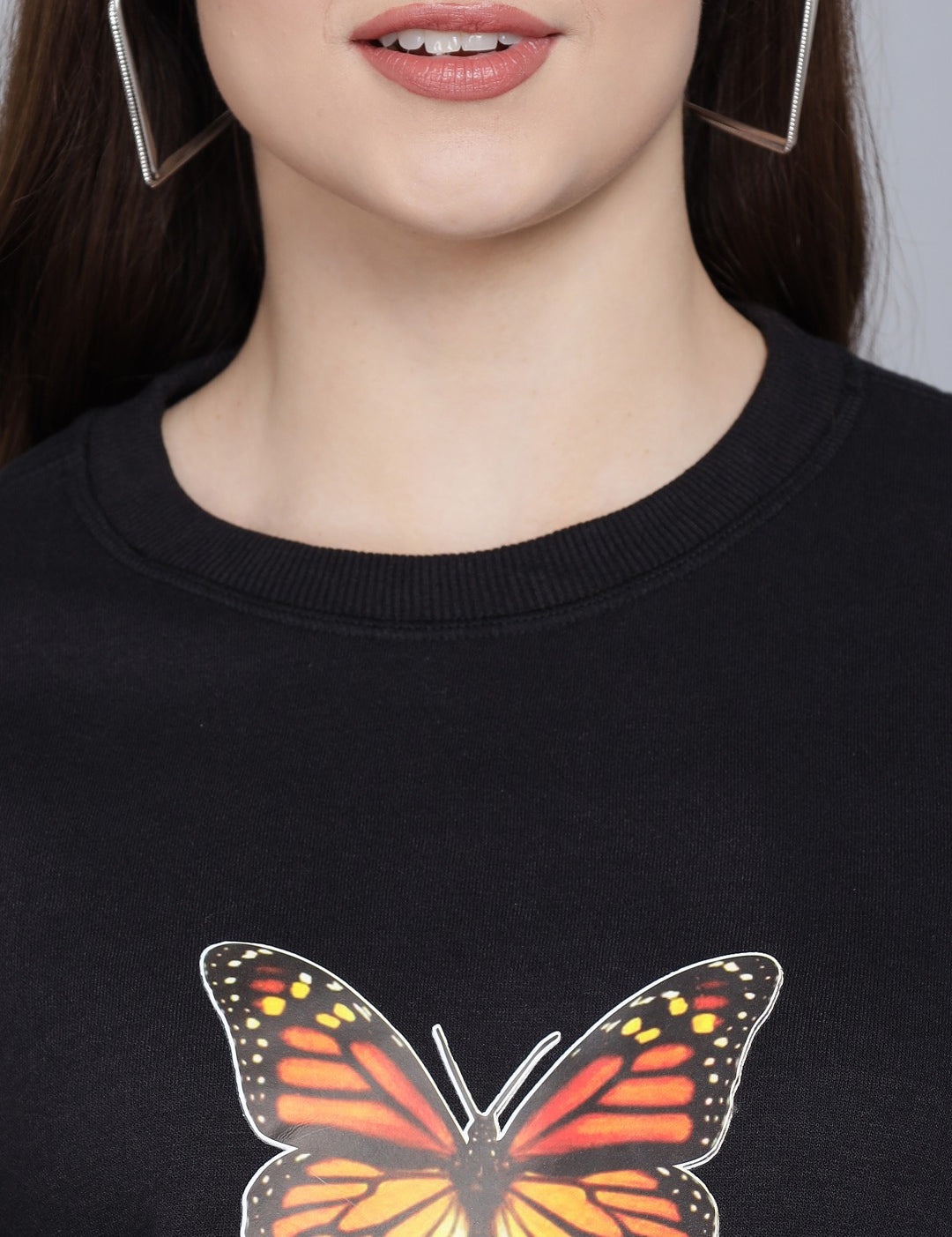 KOTTY Full Sleeve Printed Women Sweatshirt 