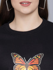 KOTTY Full Sleeve Printed Women Sweatshirt 