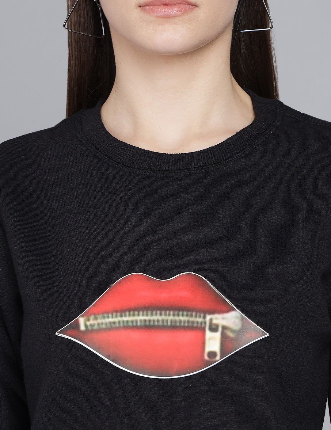 KOTTY Full Sleeve Printed Women Sweatshirt 