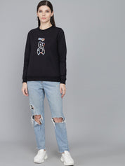 KOTTY Full Sleeve Printed Women Sweatshirt 