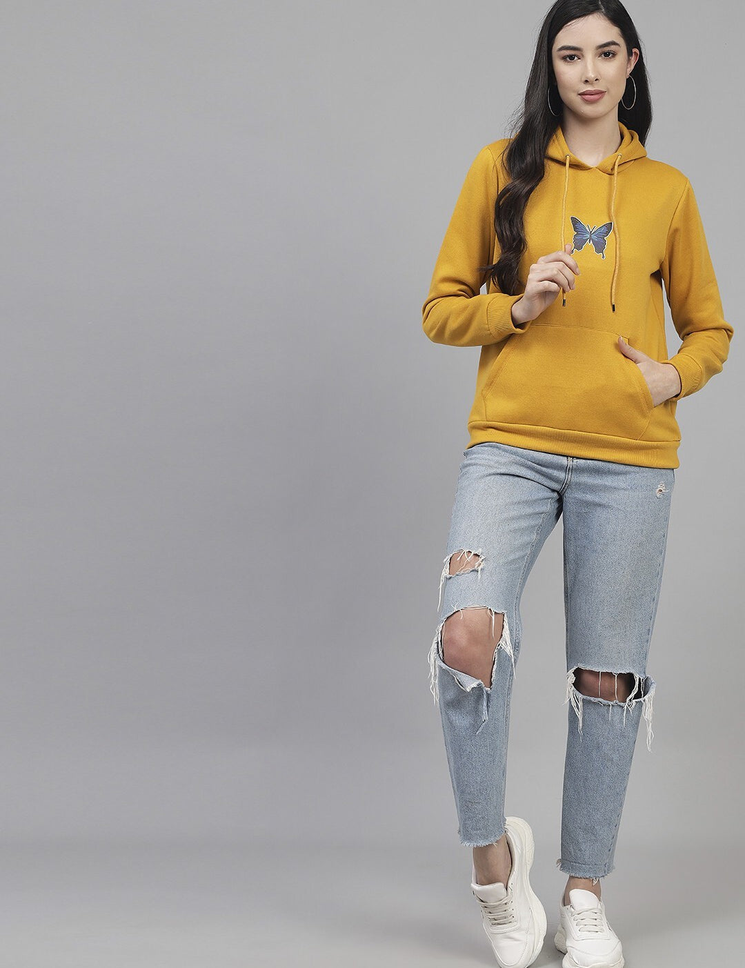 KOTTY Full Sleeve Printed Women Sweatshirt 