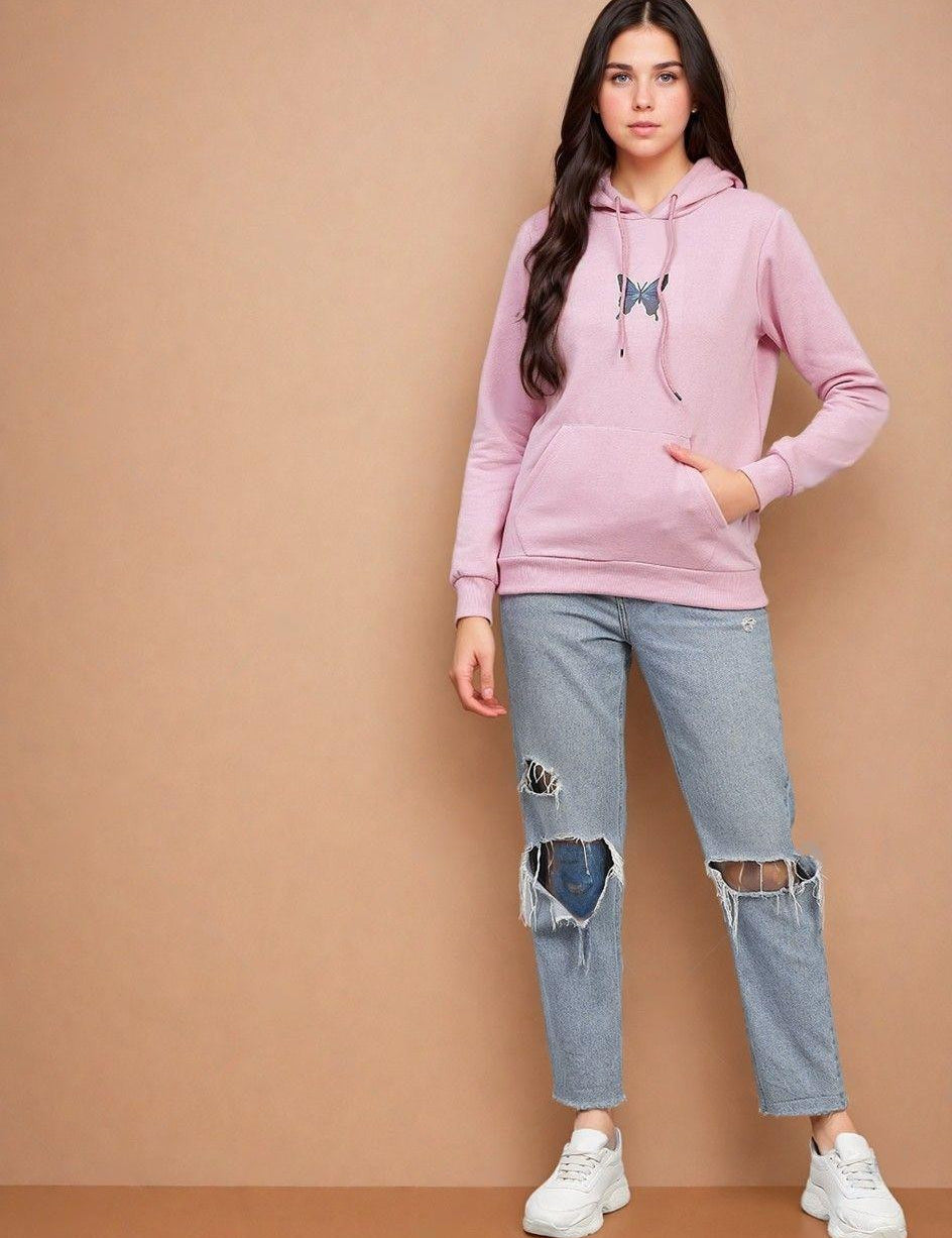 KOTTY Full Sleeve Printed Women Sweatshirt 