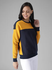 KOTTY Cotton Womens Full Sleeve Round Neck Sweatshirt