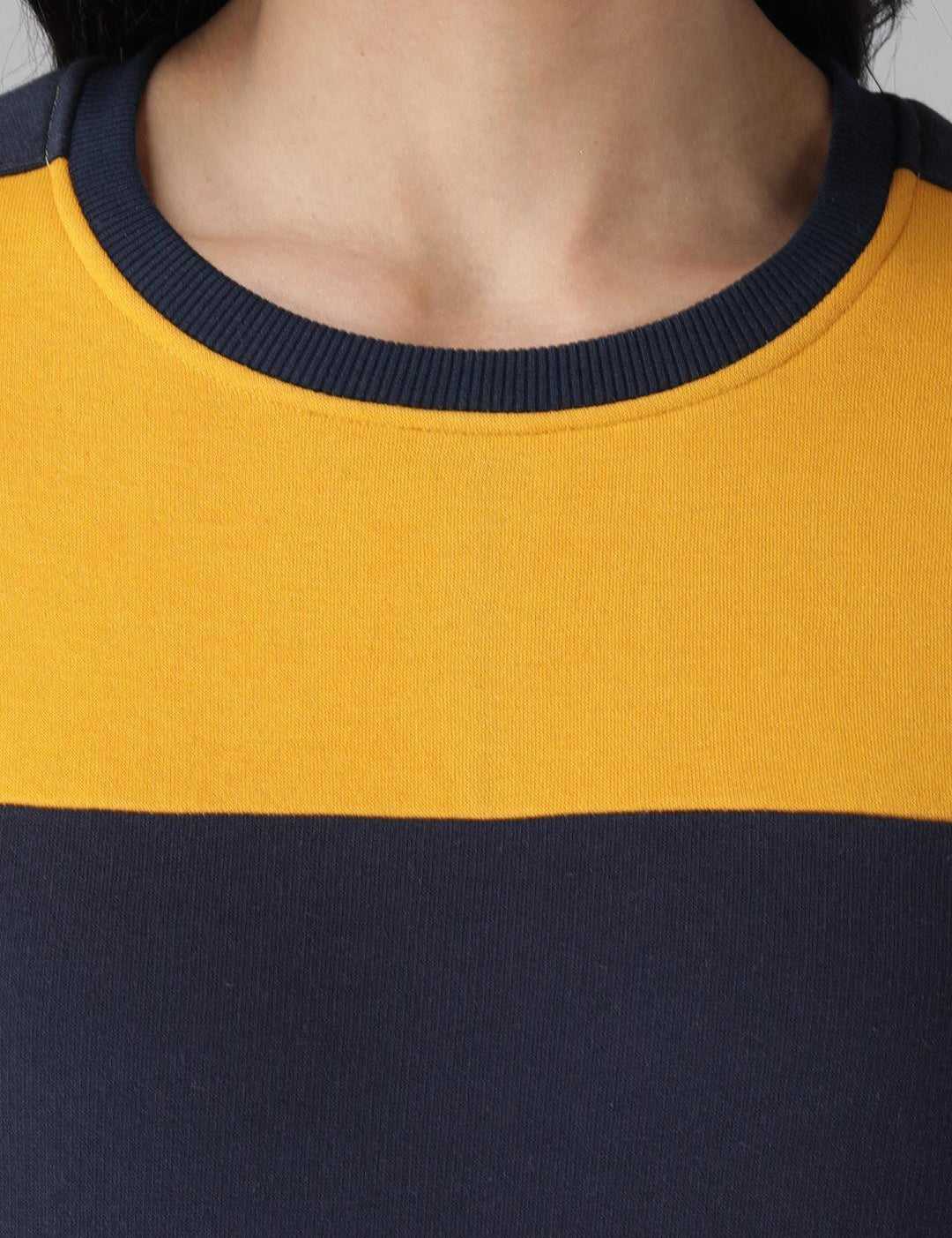 KOTTY Cotton Womens Full Sleeve Round Neck Sweatshirt