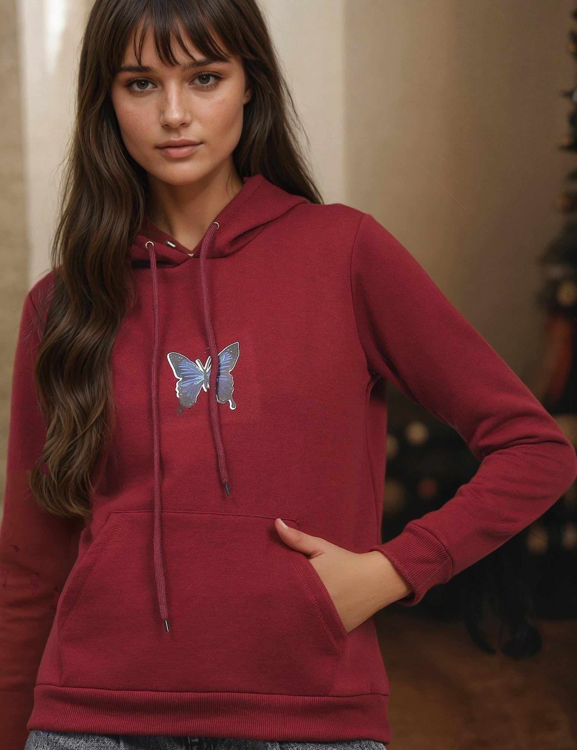 KOTTY Full Sleeve Printed Women Sweatshirt 