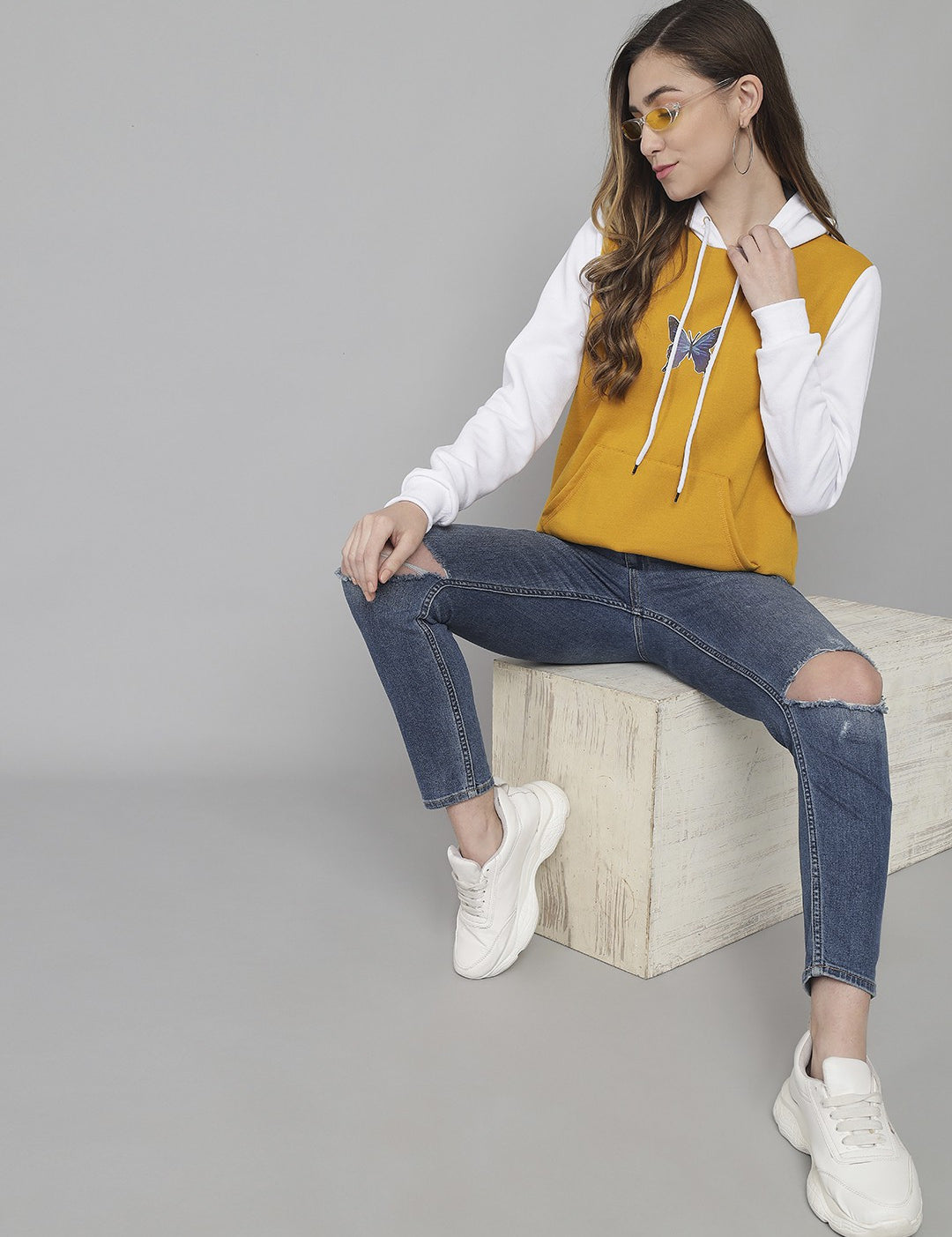 KOTTY Full Sleeve Printed Women Sweatshirt 