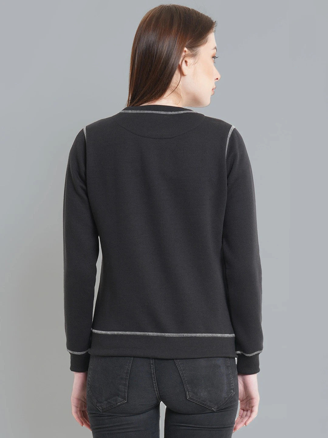 KOTTY Full Sleeve Printed Women Sweatshirt 