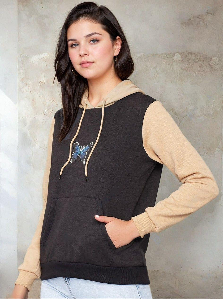 KOTTY Full Sleeve Printed Women Sweatshirt 