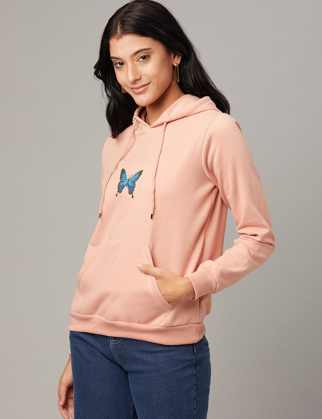 KOTTY Full Sleeve Printed Women Sweatshirt 