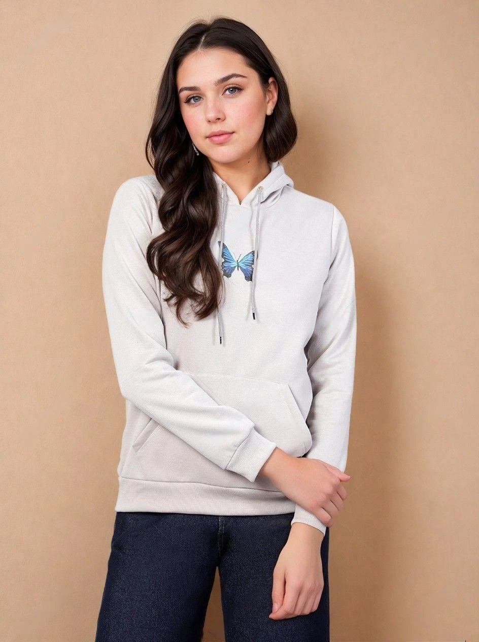 KOTTY Full Sleeve Printed Women Sweatshirt 
