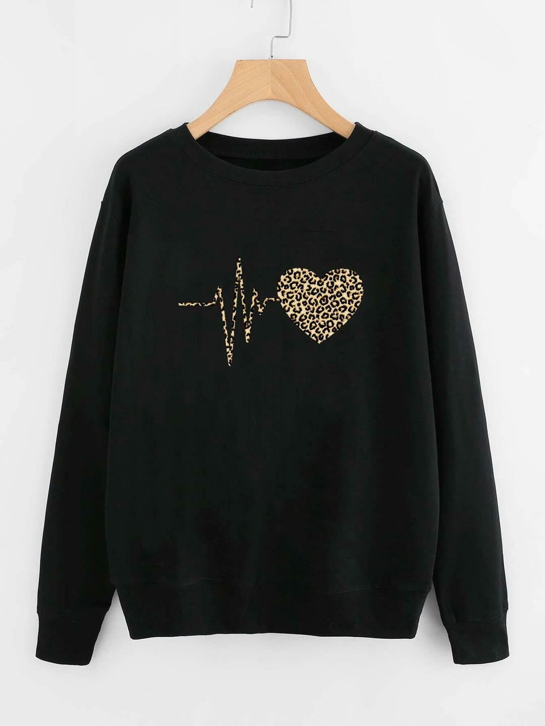 KOTTY Full Sleeve Printed Women Sweatshirt 