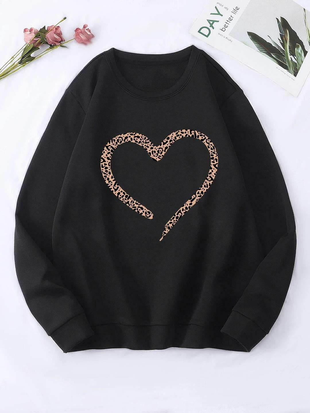 KOTTY Full Sleeve Printed Women Sweatshirt 
