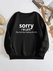 KOTTY Full Sleeve Printed Women Sweatshirt 