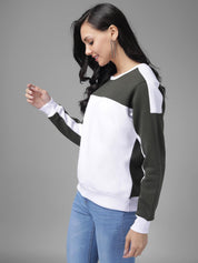 KOTTY Women's Cotton Round Neck Sweatshirt