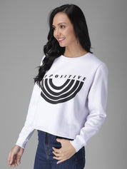 KOTTY Full Sleeve Solid Women Sweatshirt 