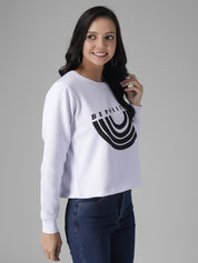 KOTTY Full Sleeve Solid Women Sweatshirt 