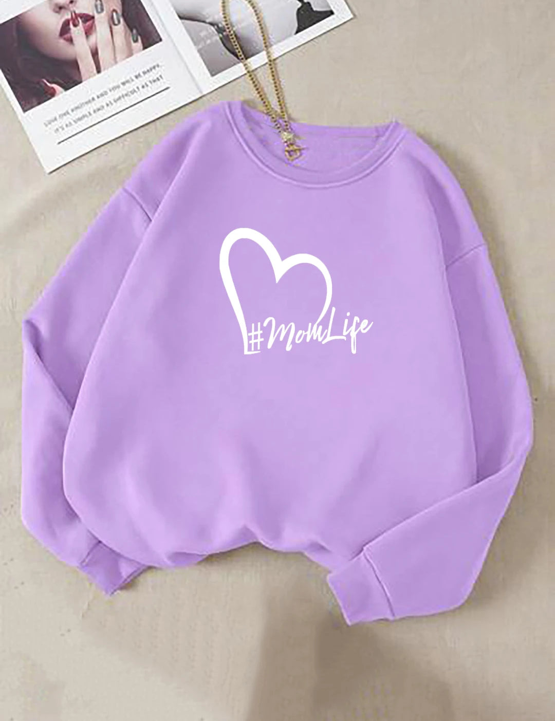 KOTTY Full Sleeve Printed Women Sweatshirt 
