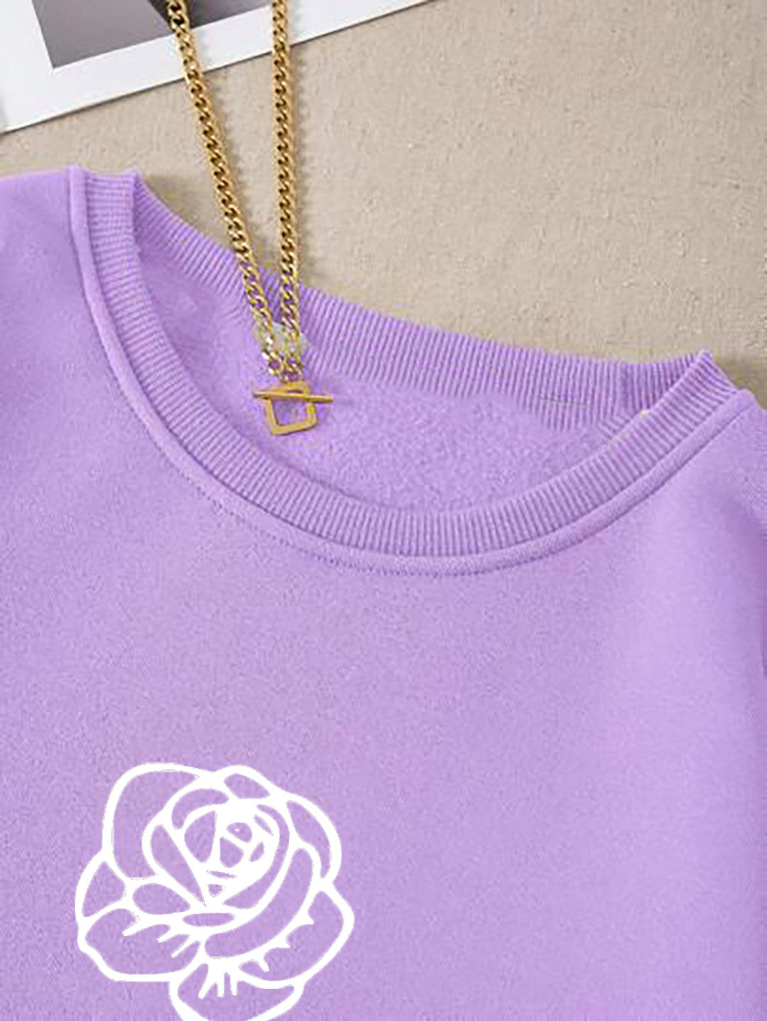 KOTTY Full Sleeve Printed Women Sweatshirt 