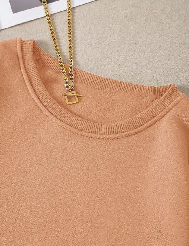 KOTTY Solid Casual Women Sweatshirt 