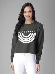 KOTTY Full Sleeve Solid Women Sweatshirt 