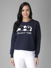 KOTTY Full Sleeve Solid Women Sweatshirt 