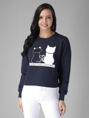 KOTTY Full Sleeve Solid Women Sweatshirt 