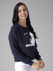 KOTTY Full Sleeve Solid Women Sweatshirt 
