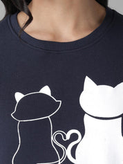 KOTTY Full Sleeve Solid Women Sweatshirt 