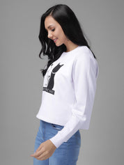 KOTTY Womens Full Sleeve Sweatshirt