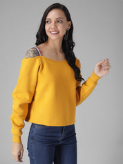 KOTTY Womens Full Sleeve Sweatshirt