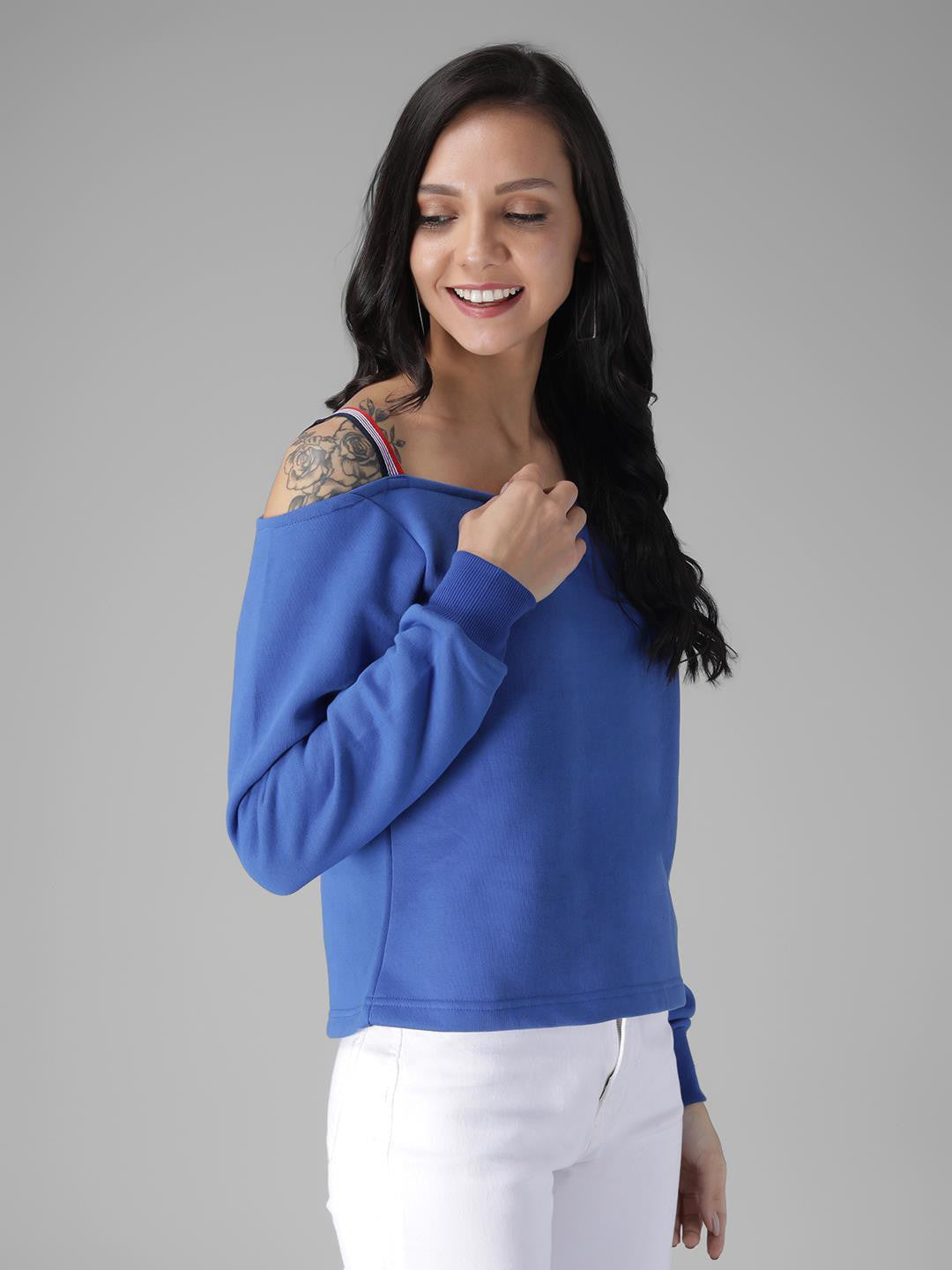 KOTTY Womens Full Sleeve Sweatshirt
