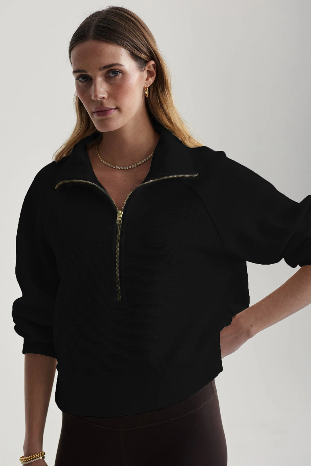 KOTTY Full Sleeve Solid Women Sweatshirt 