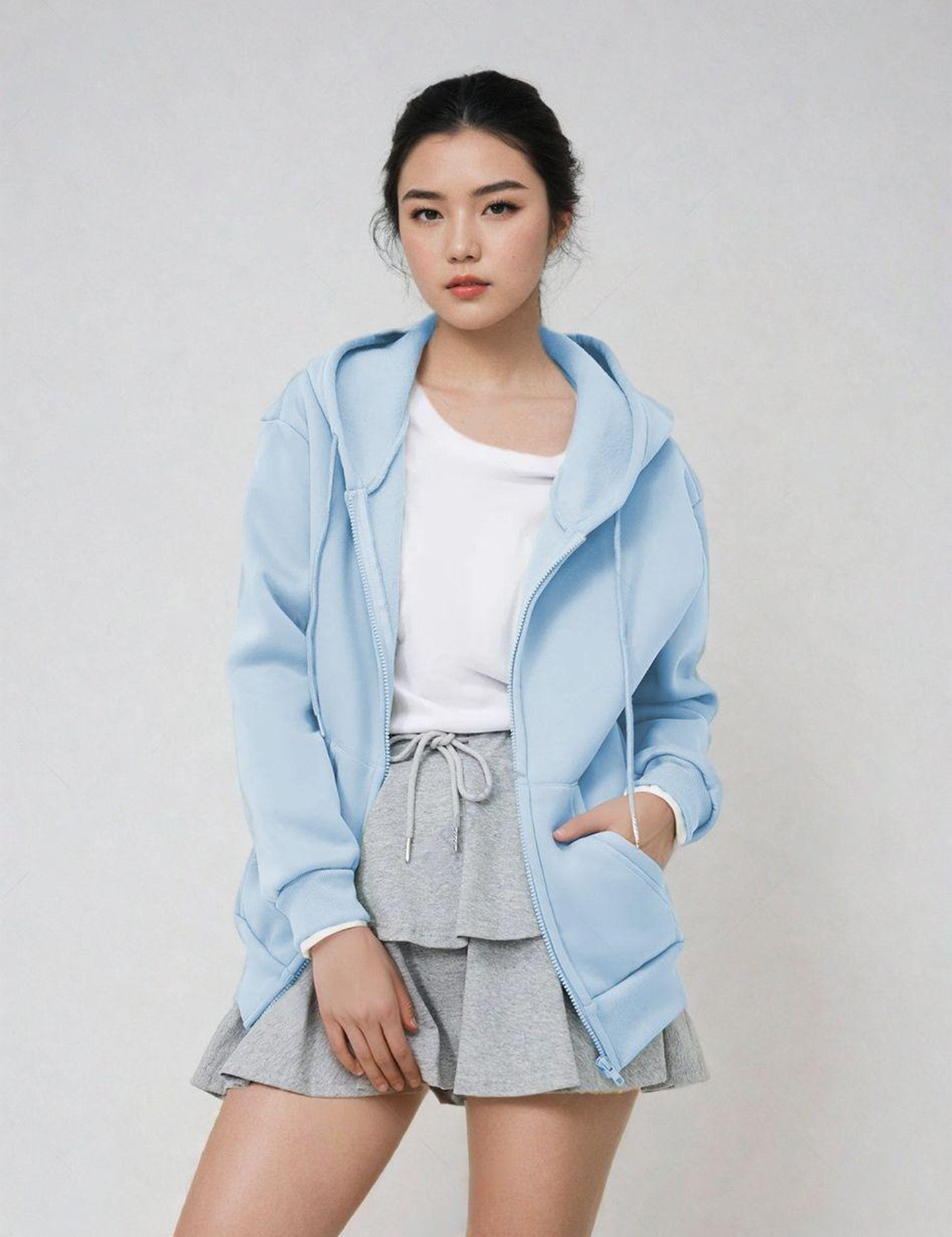 KOTTY Full Sleeve Solid Women Sweatshirt 