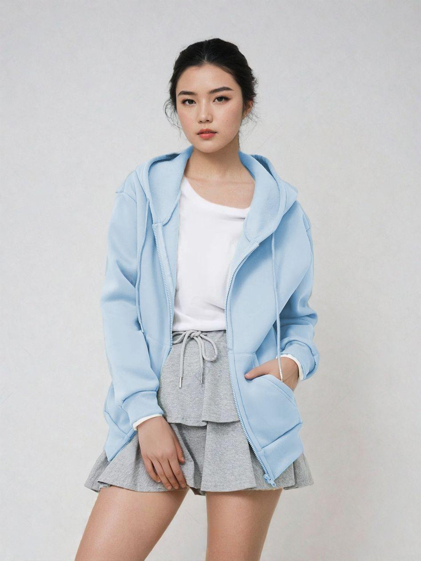 KOTTY Full Sleeve Solid Women Sweatshirt 