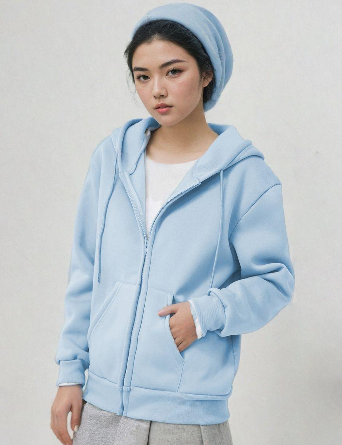 KOTTY Full Sleeve Solid Women Sweatshirt 