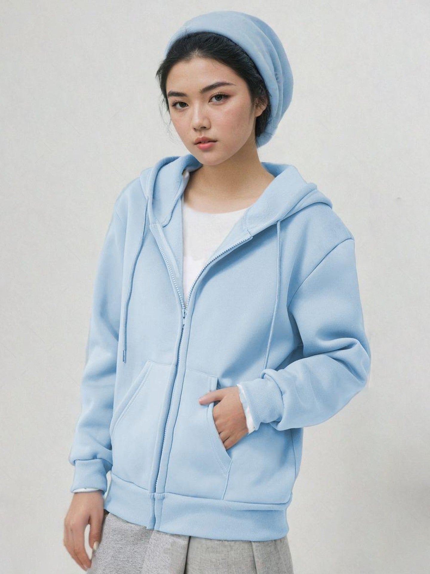 KOTTY Full Sleeve Solid Women Sweatshirt 