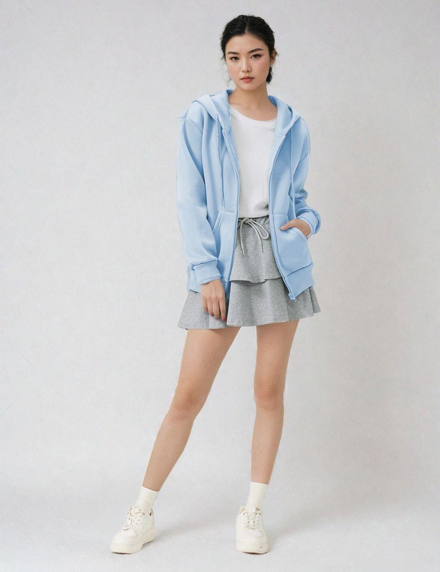 KOTTY Full Sleeve Solid Women Sweatshirt 