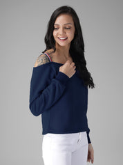 KOTTY Full Sleeve Solid Women Sweatshirt 