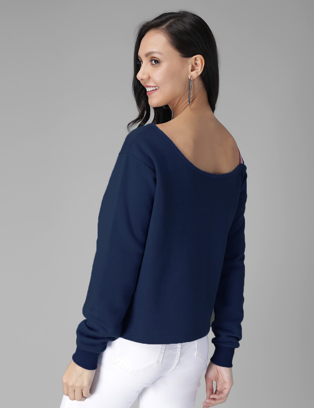 KOTTY Full Sleeve Solid Women Sweatshirt 
